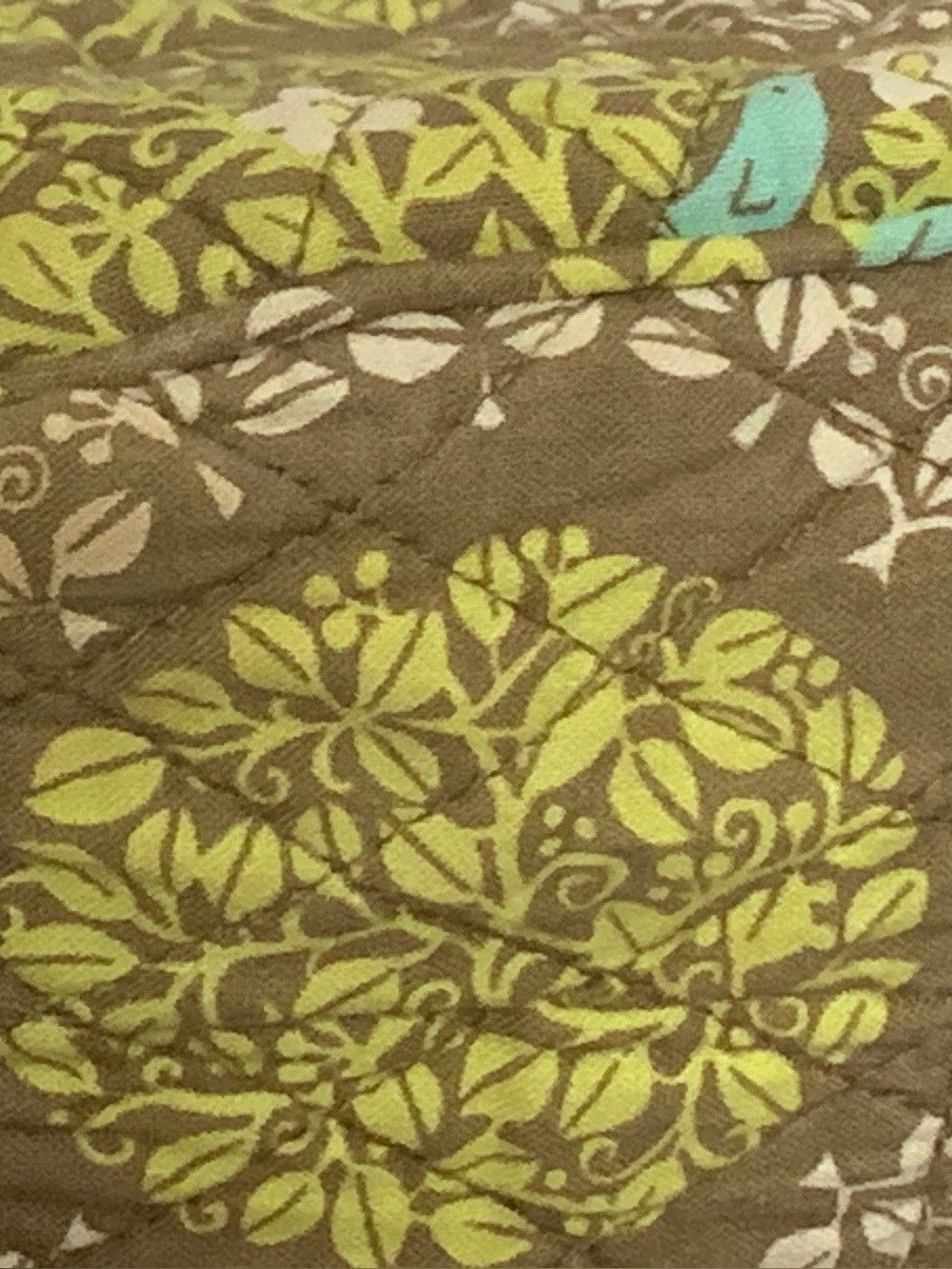💎 Vera Bradley Sittin In A Tree Let’s Do Lunch Lunchbox Quilted Floral Print - Picture 10 of 14